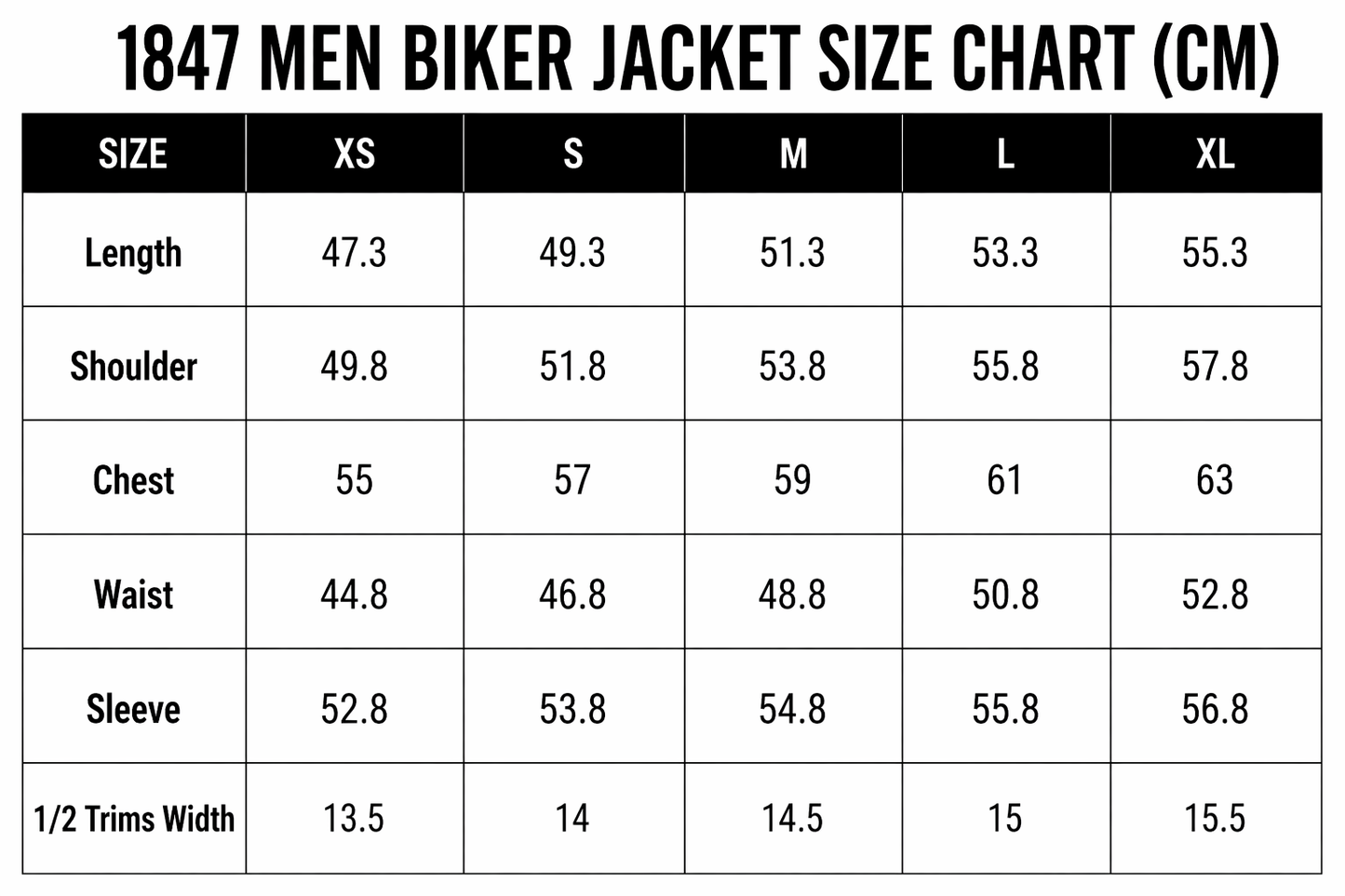 1847 - Biker Jacket (MEN)