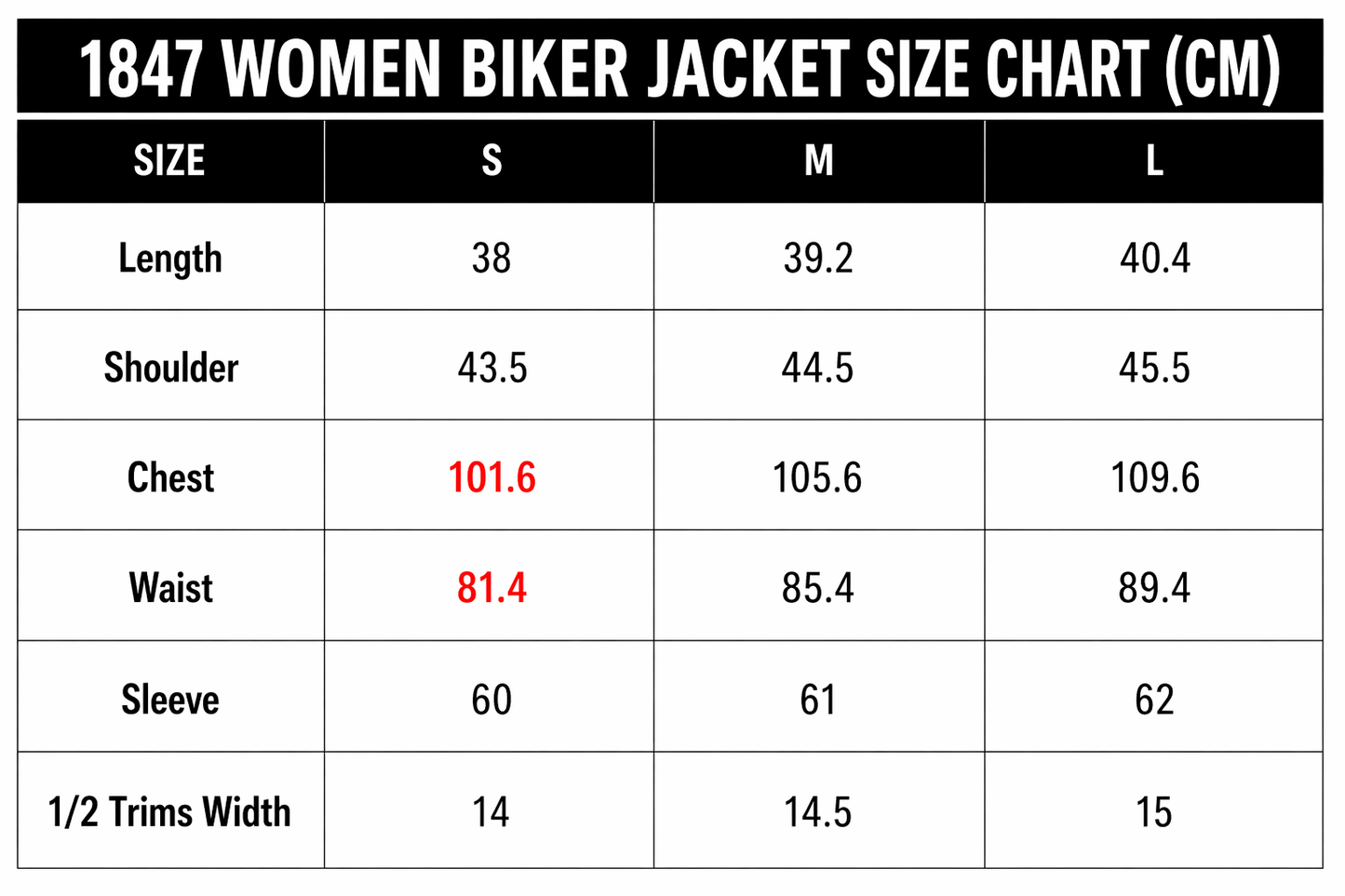 1847 - Biker Jacket (WOMEN)